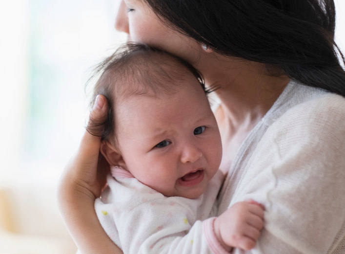 baby and mother